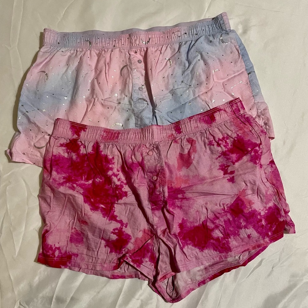PINK Boxy Pajama Shorts